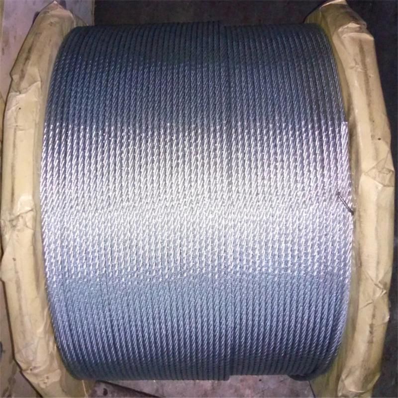 6*19+FC & 6*19+Iwrc &6*19+Iws GAC Cable Galvanized Steel Wire Rope