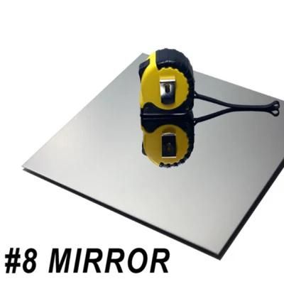 AISI 430 8K Mirror Finish Stainless Steel Sheet for Elevator Door