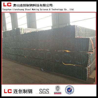 Black Annealed Square Steel Pipe / Rectangular Steel Pipe