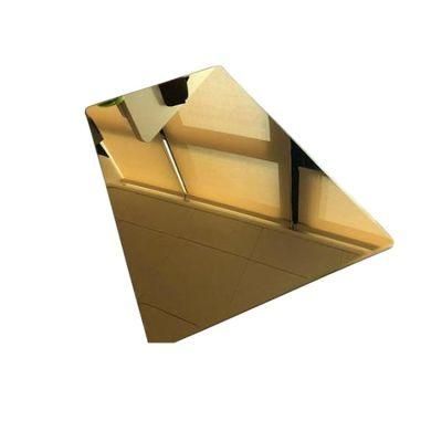 201/202/301/304/304L/309S/310S/316/316L/316ti/410/420/430 Gold/Rose Gold/Black/Red 6K 8K Super Mirror Finish Stainless Steel Plate Sheets