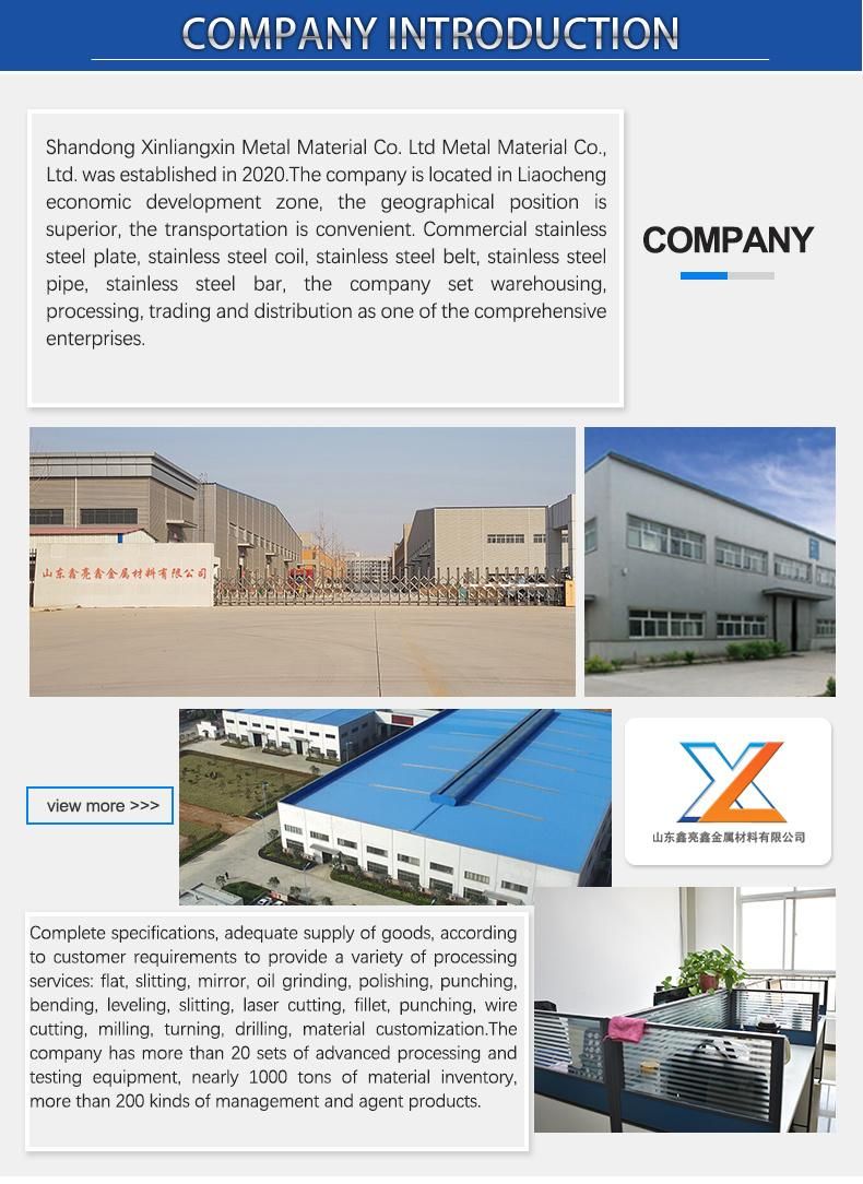 Mirror Finish Cold Rolled 2b ASTM 201 304 316 430 904L 2205 Stainless Steel Plate for Construction