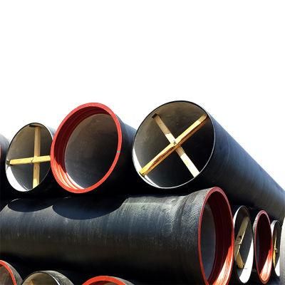 Ductile Cast Iron Di Pipes ISO2531 En545 Push on T Type Joint K9 C Class Customized Manufacture for Drinking Water