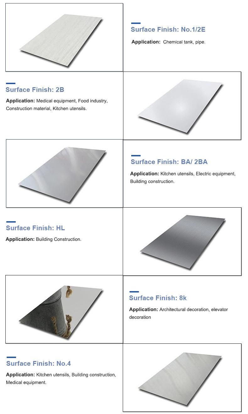 AISI Hot Rolled/Cold Rolled 304 304L Stainless Steel Plate/Sheet