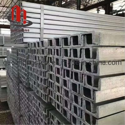 Galvanized Steel Channel High Strength C U Shaped Channel for Sale