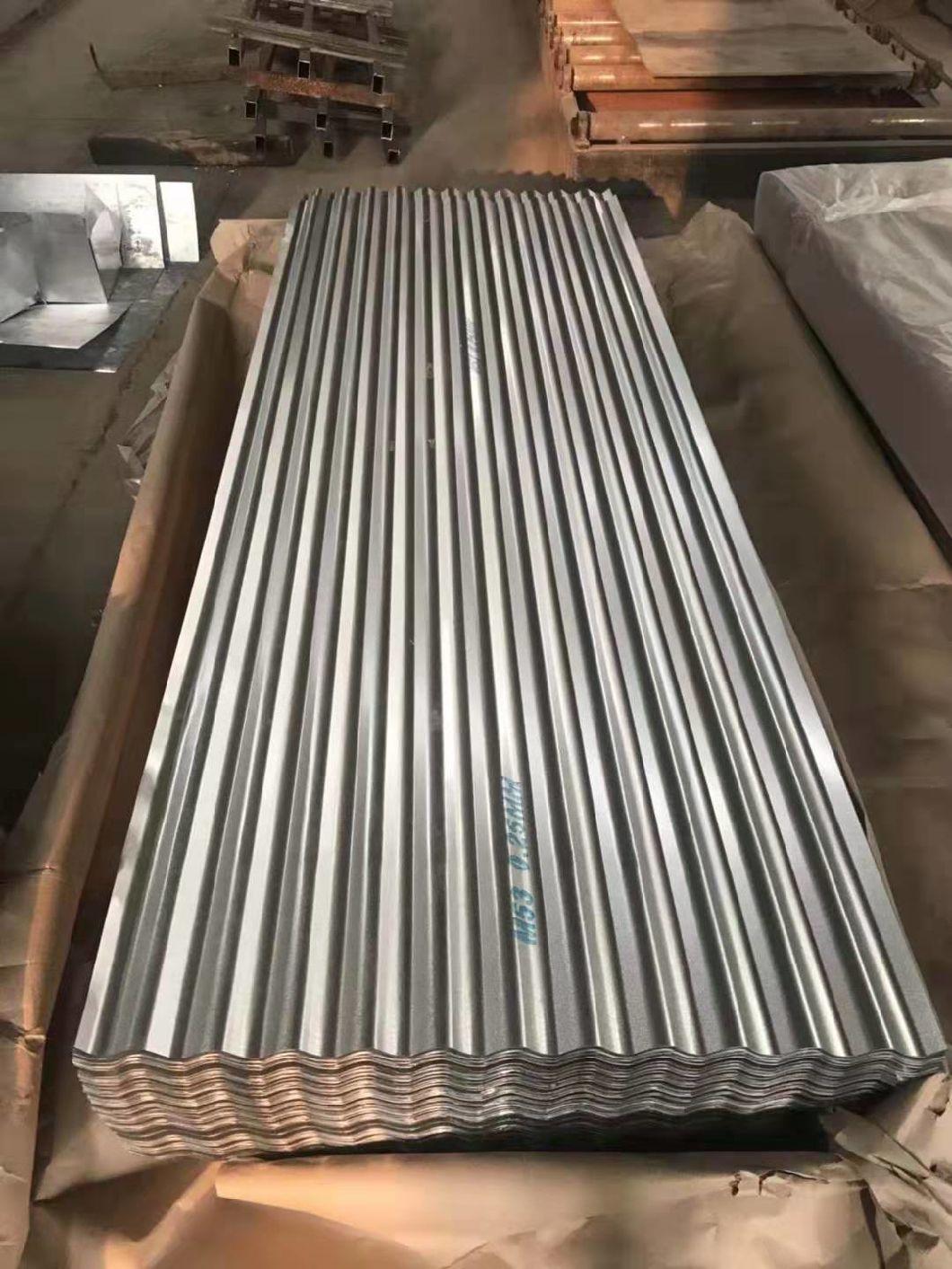 Zinc Roofing Sheet Iron Galvanized Metal Roofing Gi Corrugated Steel Coated Sheet