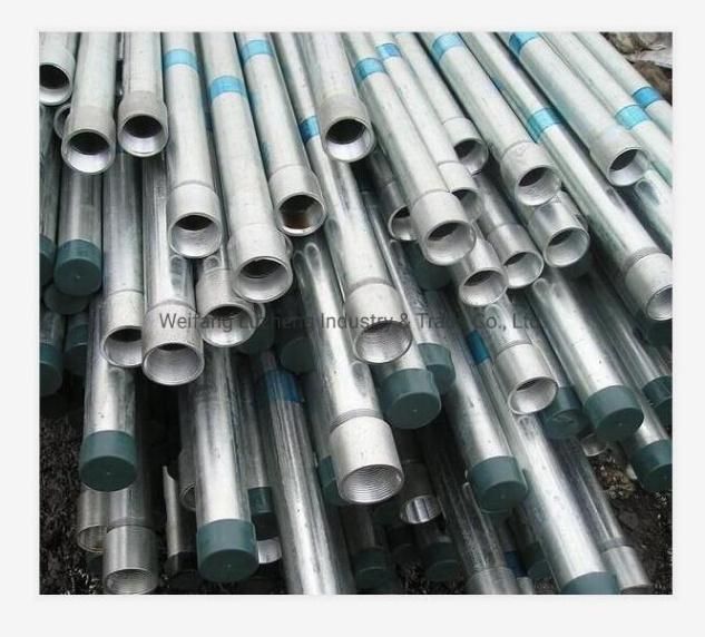 ASTM A53 Gr. B Steel Pipe ERW Sch40 Sch20, ASTM A53 B Galvanized Steel Pipe for Greenhouse