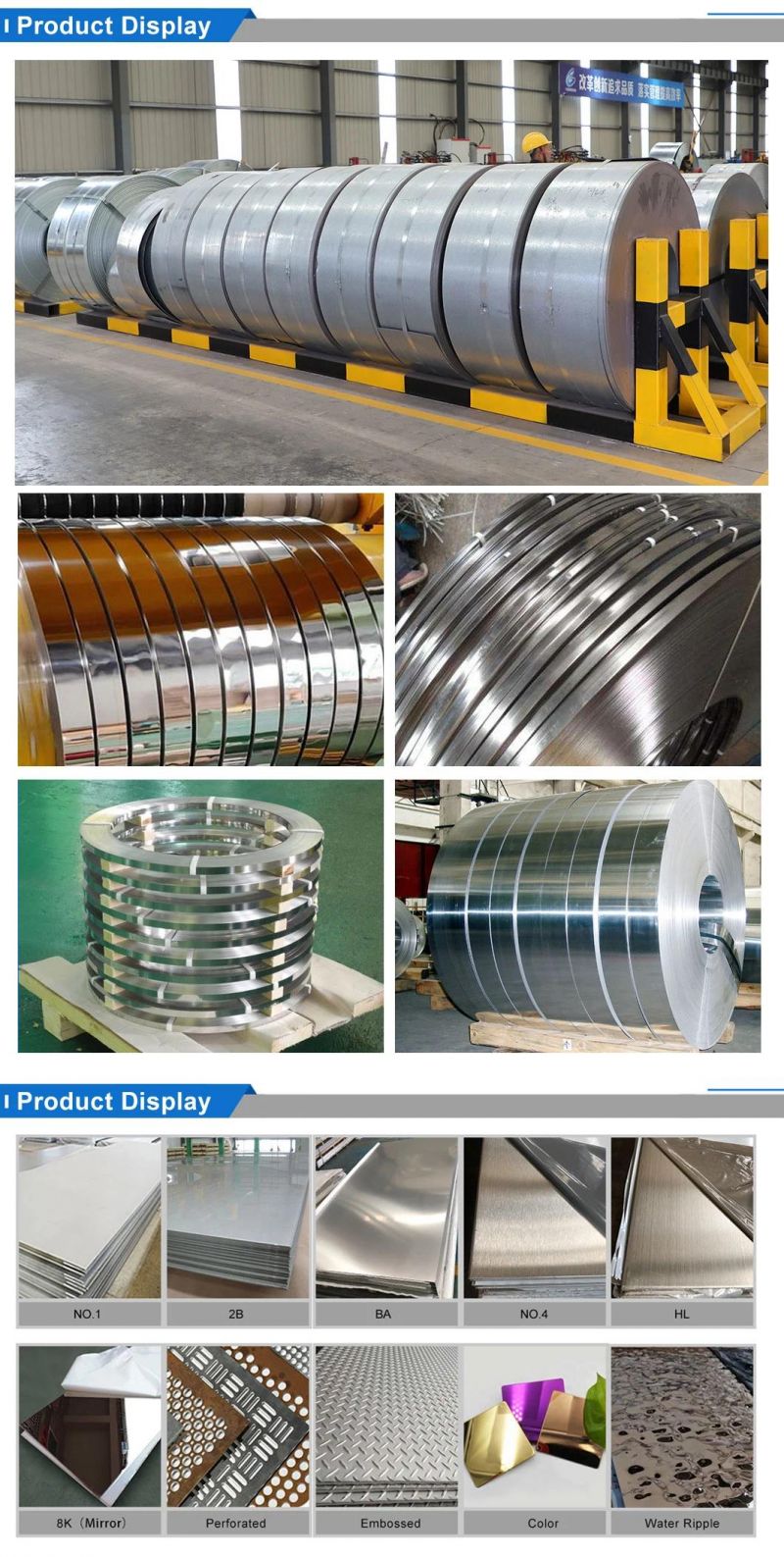 301 304 316L 309 309S Cold Rolled Stainless Steel Coil Strip Sheet Plate Large Stock