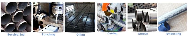 Hot Rolled Carbon Seamless Steel Pipe St37 St52 1020 1045 A106b Fluid Pipe