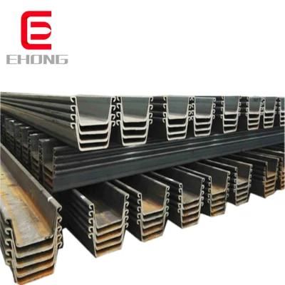 400X100X10.5mm PU Type Sheet Pile, Hot Rolled U Type Steel Sheet Pile