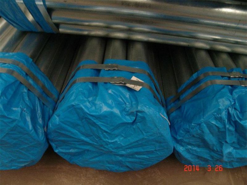 ERW Hot DIP Galvanized Csteel Pipe for Liquid / Structure