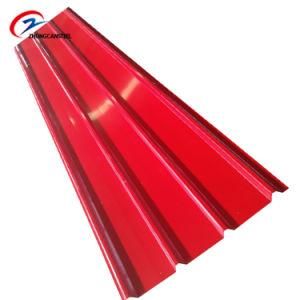 Red Colour Coated Flat Steel Sheet/Mild Steel Sheet Metal/Galvanized Roofing Sheets