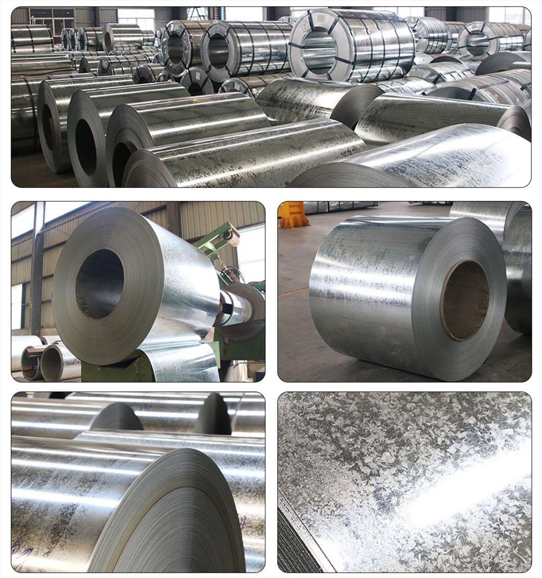 Reliable China Supplier Metal Construction Metals Gi Galvanzied Steel Coil