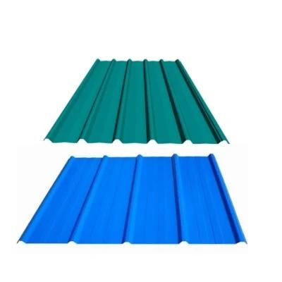Hot DIP PPGI Zinc Coated 1-12m Length Colorful Corrugated Sheet for Building Material