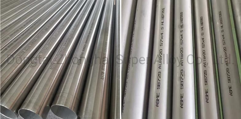 ASTM B167 B829 Inconel 625 600 601 Nickel Inconel Alloy Steel Seamless Pipe for Industry