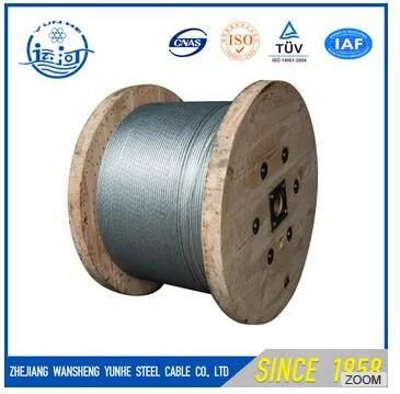 7/1.6mm Galvanized Steel Wire Strand for Optical Fiber Cable OFC