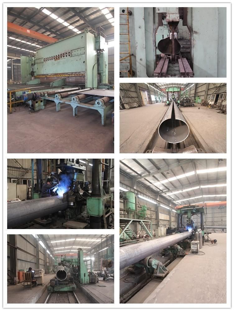 China Factory LSAW Weld Steel Pipe for Water Power Station Building Project API 5L