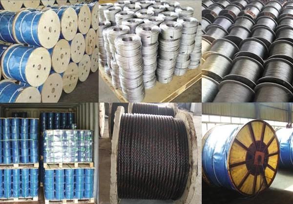 Pressed Flemish Eye and Eye 6*25 Iwrc Ungalvanized Wire Rope Sling