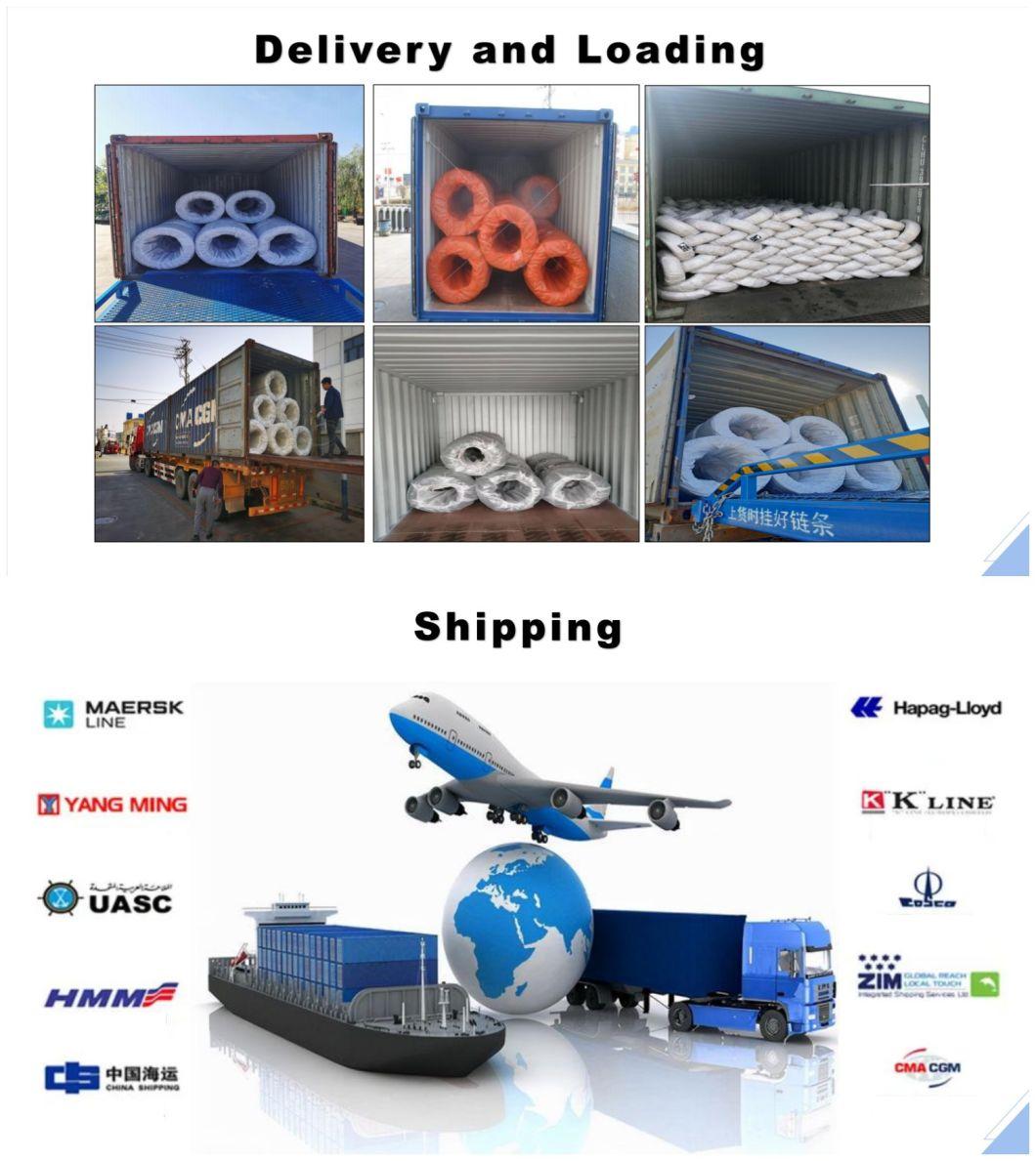 Good Quaility PVC Coated Wire Black Annealed Wire Hot Dipped Galvanized Steel Wire