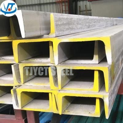 ASTM Standard U-Shaped Steel Channel 304 Stainless Steel Channel Bar Building Structure Beam 304 316 Steel