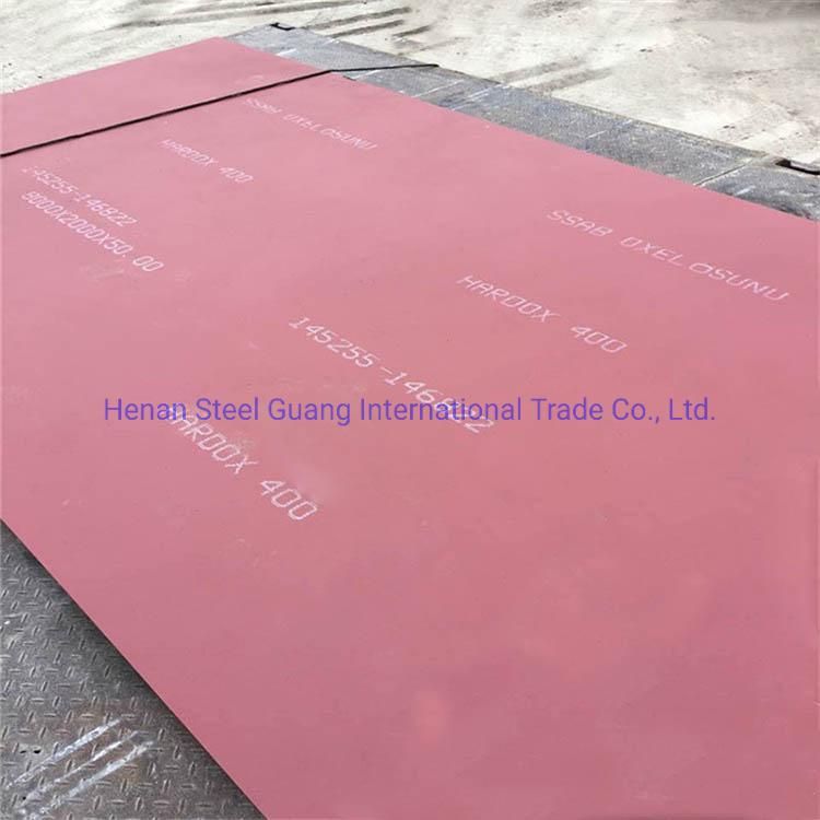 High Hardness Hardoxs 400 Wear Resistant Composite Steel Plate