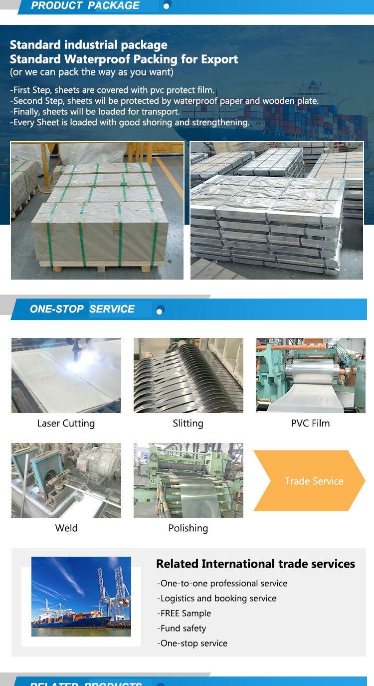 Factory Price AISI ASTM 309 310 314 330 Stainless Steel Sheet with High Oxidation Resistance and Creep Strength