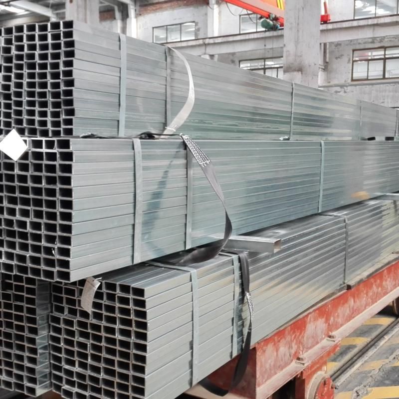 Galvanized Welded Rectangular / Square Steel Pipe / Tube / Hollow Section Pipe