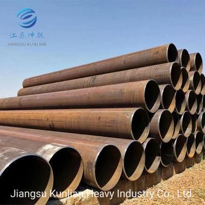 ERW Welded ASTM 405 409 430 434 Galvanized Hollow Round Carbon Steel Pipe for Pipeline Transporatation