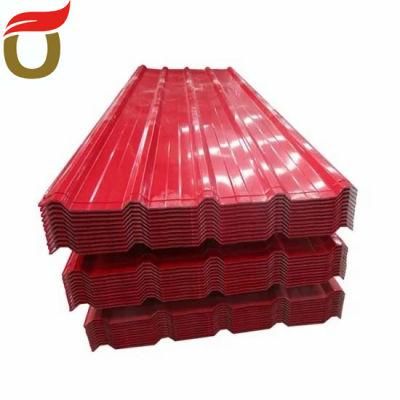 Building Material PPGI Prepainted Galvanized PPGL Color Coated Galvalume Az120 Metal Corrugated Profile Steel Roof/Roofing Sheet