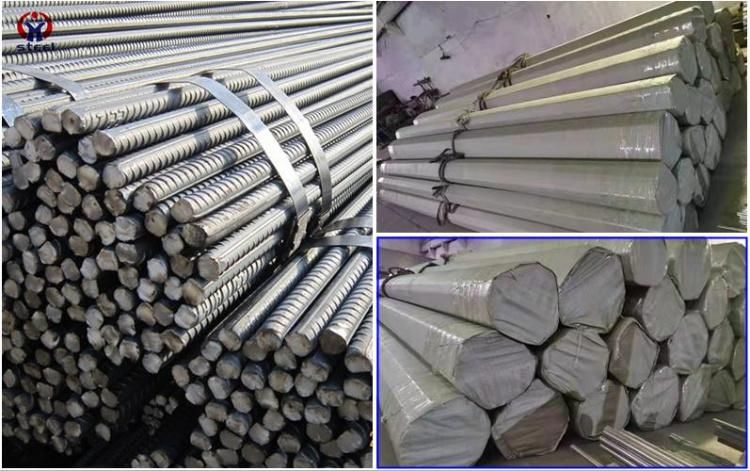 HRB335 Carbon Steel Rebar Screw Thread Steel Rebar Deformed Steel Bar Construction Use
