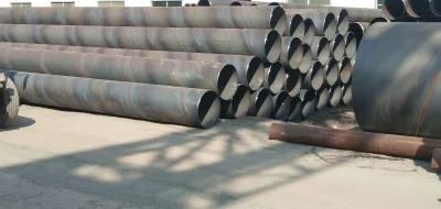 ASTM A252 Construction Hydraulic Carbon Spiral Steel Pipe API 5L X52 SSAW Spiral Welded Steel Pipe Mill for Oil and Gas Line