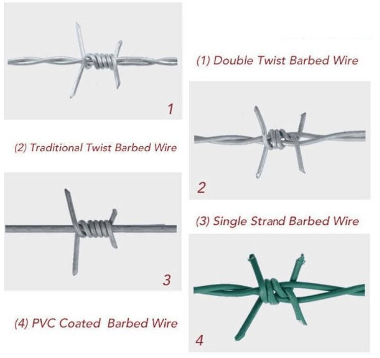 Factory Price Airport Protective Steel Hot DIP Galvanized Barbed Wire for Border