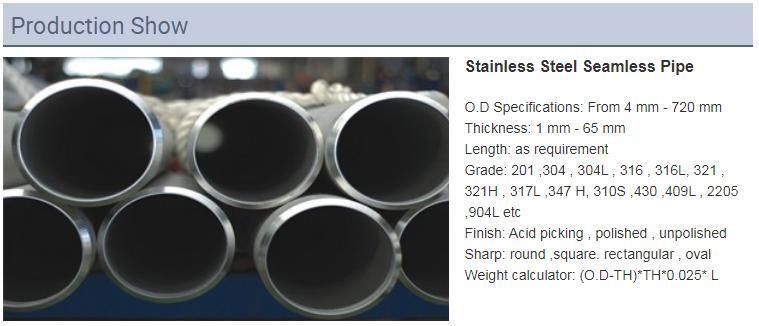 201 202 304 316 316L 410 Stainless Steel Ss 316 Round Welded Polished Seamless Pipe Source Manufacturer From China