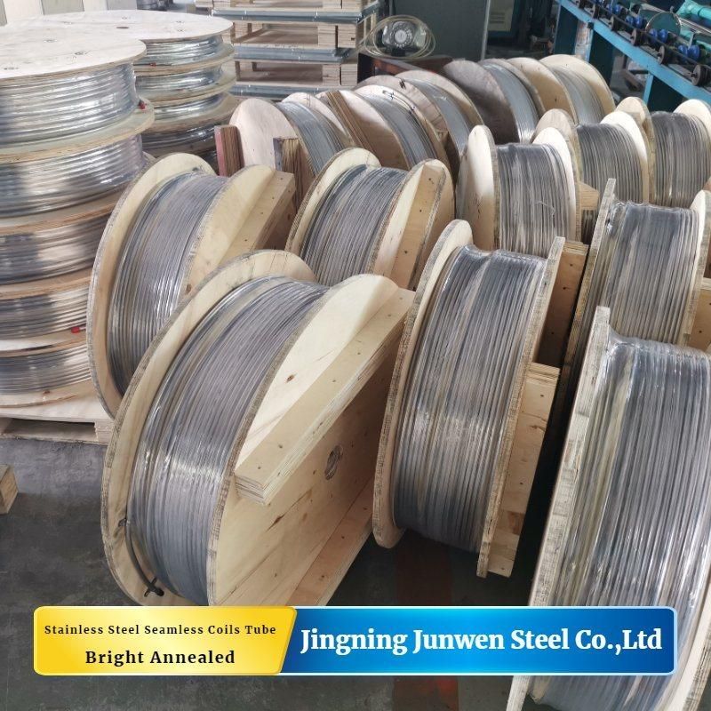 Duplex 2205 4.76mm-25.4mm Stainless Steel Tubing Coil