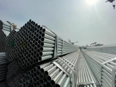 Hot Dipped Galvanized Round Steel Pipe 3 Inch Diameter Zinc Layer with 10-50G/M2