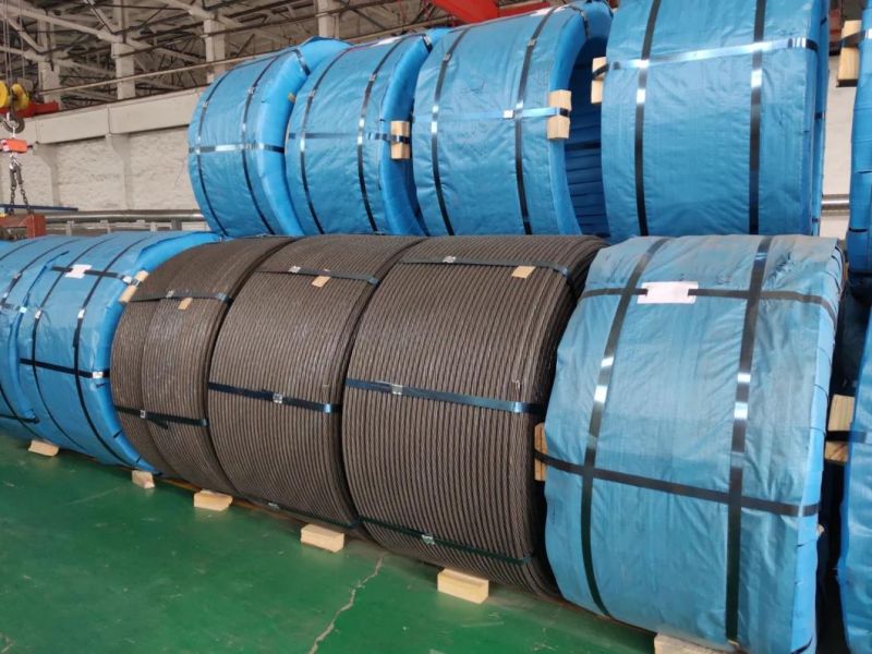 Epoxy Coated Concrete 12.7mm Prestressing PC Steel Strand