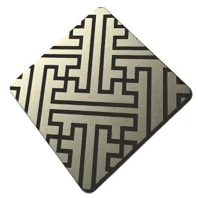 SUS201 304 316L Colored Stainless Steel Plate Inox Embossed Finish