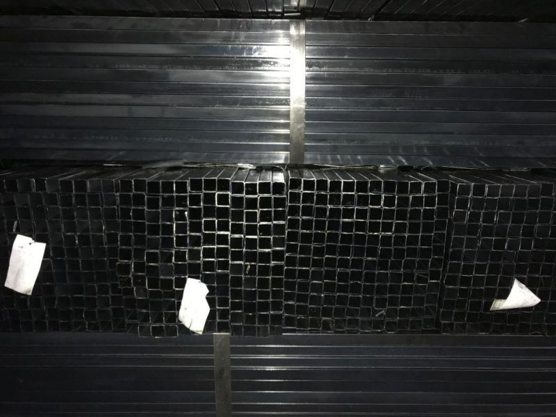 Black Annealed Steel Welded Pipe Square Tube Thickness 0.5mm 0.6mm 0.7mm 0.8mm 0.9mm