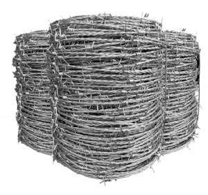 Electro Galvanized Barbed Wire/High Zinc Barbed Wire 20kg/Guatemala Barbed Wire 1.6mm 1.4mm
