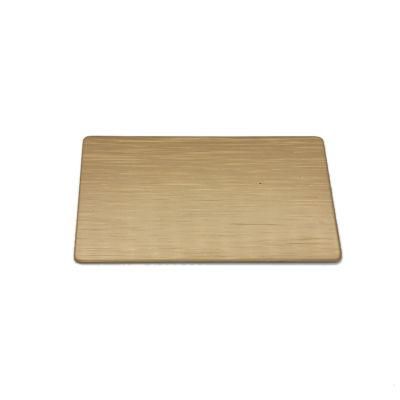 Best Standard Cooper PVD Color Coated 2b Ba Vibration Decoration 4X8 Inox Austenitic Stainless Steel Sheet