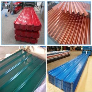 Building Material Galvanized Steel Roofing Sheet with 990 Type Colored Roof Tile