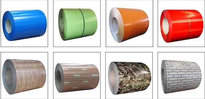 SGCC Dx51d Color Paint Zinc Coated Galvanized Metal Roll PPGI for Building Materials