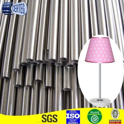 Round bright steel pipe for table lamp