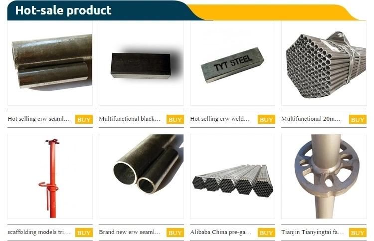 Tyt Building Material Q345 Steel Weld Pipe Sch40 Carbon Steel Pipe ERW Welded Black Round Pipe