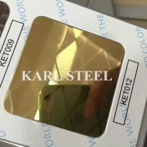 High Quality 304 Stainless Steel Color Ket012 Etched Sheet