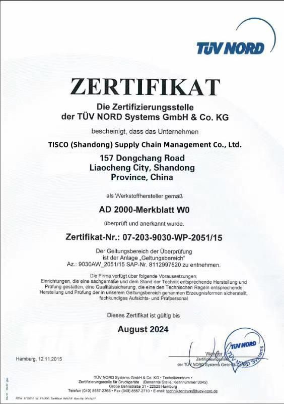 Suitable for Most Applications Stainless Steel Coil 346 276 387 ASTM GB JIS DIN