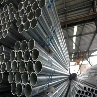 4&quot; ERW Steel Round Tubing Standard Sizes Pre Zinc Coated Round Galvanized Steel Pipe
