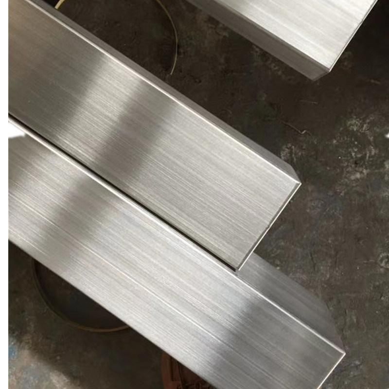 JIS Sch 10 8 Inch Brushed Hairline No. 4 201 321 316 Rectangular Square Stainless Steel Tube Pipe