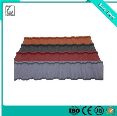 Metal Decoration Building Roof Material Steel Sheet Stone Coated Roof Tile