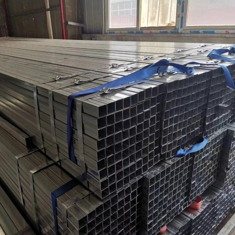 Black Iron Steel Square Tube 23mm Seamless Steel Pipe Tube