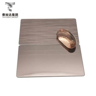 Best Standard Cold Rolled AISI 316 A240 A480 A554 A276 No. 1 2b Ba No. 4 8K Super Bronze Mirrior Hairline Hl Stainless Steel Sheet